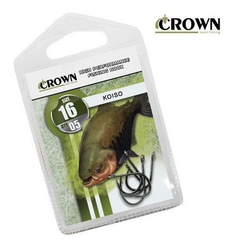 Anzol Pesca Para Peixes De Couro Reforçado Koiso Crown Nº22