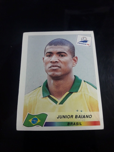 Mundial Francia 1998. Figurita N° 19. Junior Baiano. Mira!!!