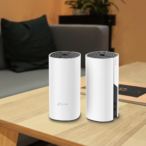 Imagen 3 de 3 de Access point, Router, Sistema Wi-Fi mesh TP-Link Deco Deco M4 V1 blanco y negro 100V/240V 2 unidades
