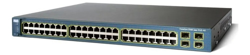 Switch Cisco Catalyst 3560 48 Port 10/100 Mb Con Poe + 4 Sfp