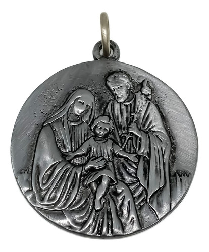 Medalla Cunero Sagrada Familia Zamac 42 Mm