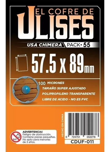 Sleeves Protectores Chimera 57.5 X 89 Classic - Magic Z