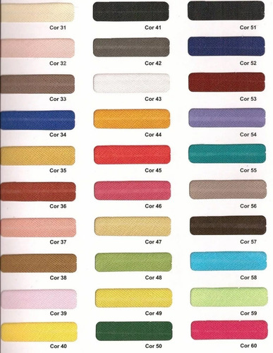 Kit Viés Destaque 24mm Cores Lisas Ou Estampadas 14 Unidades