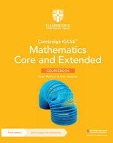 Cambridge Igcse Mathematics:core & Extended -    Coursebook 