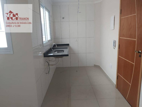 Imagem 3 de 15 de Cobertura C/ 90 M² - Sem Condomínio - 2 Dormitórios (1 Suíte), 1 Vaga - À Venda Por R$ 350 - Vila Pires - Santo André/sp - Co0945