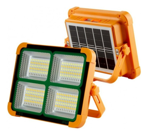 Foco Led Solar Recargable 200w  Trabajo-camping-emergencia