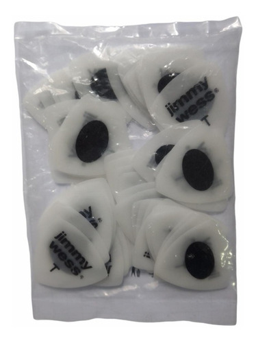 50 Plumillas Jimmy Wess De Triangulo, Delgadas Jw-tr-t Color Blanco Tamaño T