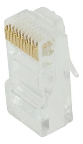 Riteav Conector Modular Rj50 10p10c (para Cable Plano, 10