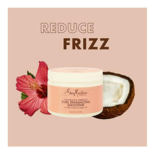 Sheamoisture Coconut & Hibiscus Curl Enhancing Smoothie, 12