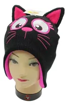 Comprar Gorro Chullo Beanie Lana Invierno Niños Con Diseño De Gato