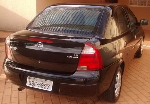 Emblemas Corsa Sedan 1.8 Flexpower + Joy Preto - 2003 À 2007