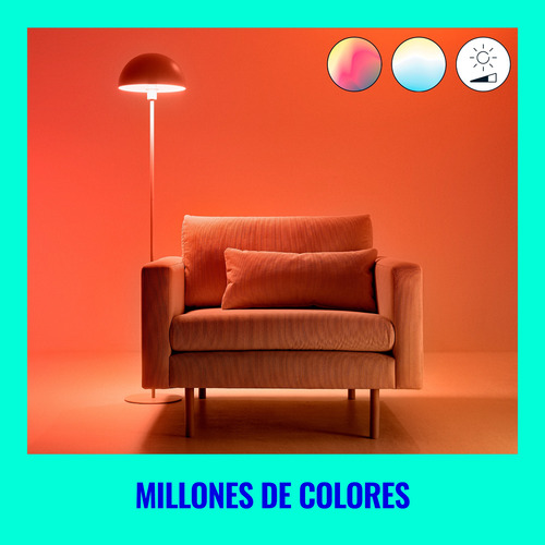 Set 2 Philips Smart Gu10 Wiz Wifi Multicolores Google Matter