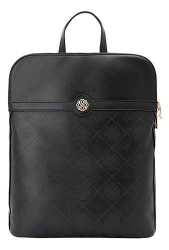 Mochila Notebook Secret Roma Fw24 Negro 14 