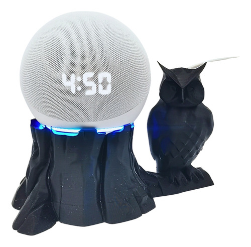 Soporte Base Para Alexa Echo Dot 4° Y 5° Gen Búho Minimalist