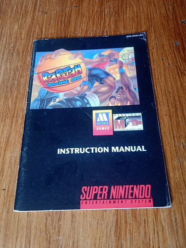 Manual Rapjam Volumen One Super Nintendo