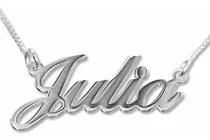 Comprar Pendientes De Nombres Personalizados En Plata 925 Con Cadena