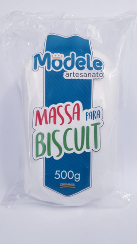 Massa P/biscuit 500g Cor Branco C/clareador