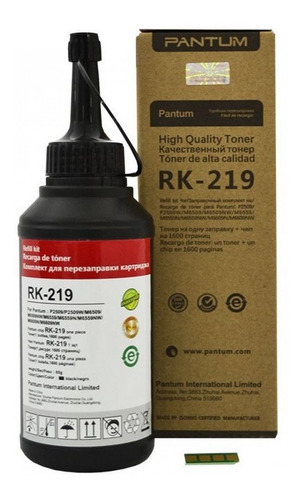 Kit De Recarga Pantum Rk-219kit Color Negro