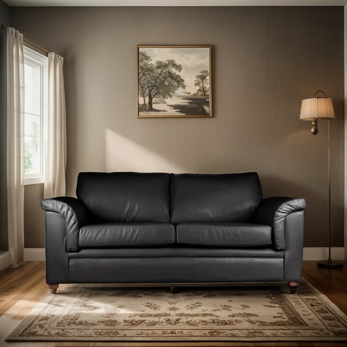 Sofa Ancona 3 Cuerpos Pu Grano - Latam Home