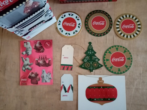 Camioncitos Coca Cola 3 Trailer Y Accesorios Navidad (Usado)