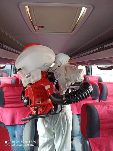 Fumigadora Nebulizadora Pulverizadora 20l Líquidos Sólidos