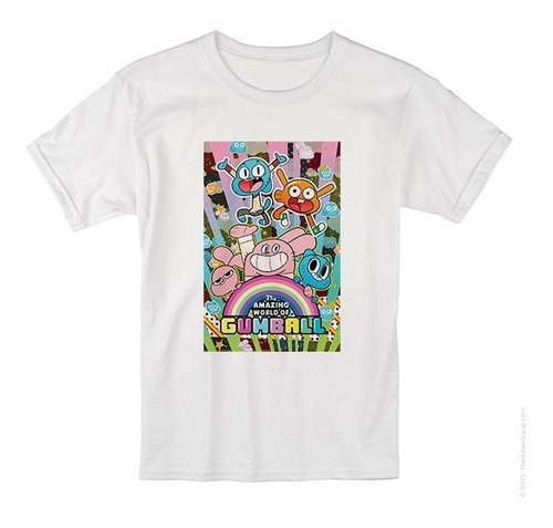 Remera Niño Increible Mundo De Gumball Imagen