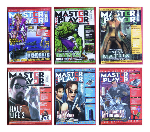 6 Revistas Master Player 