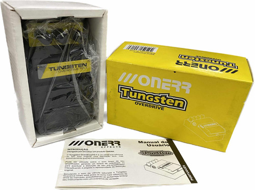 Pedal Guitarra Onerr Tungsten Overdrive Raridade Novo 