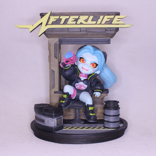 Rebbeca Cyberpunk Impresion 3d