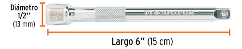 Extensión De 6¨ Para Matraca Cuadro 3/8¨ Truper 13916