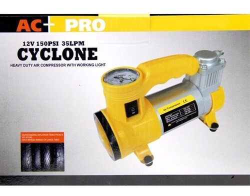 Compresor De Aire 12v Cyclone Ac-pro 150 Psi 35 Lpm