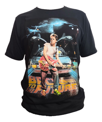 Remera Volver Al Futuro Marty Mcfly Serigrafia Algodón 