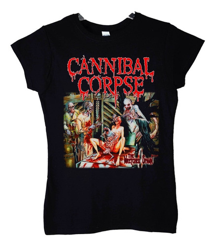 Polera Mujer Cannibal Corpse The Wre Death Metal Abominatron