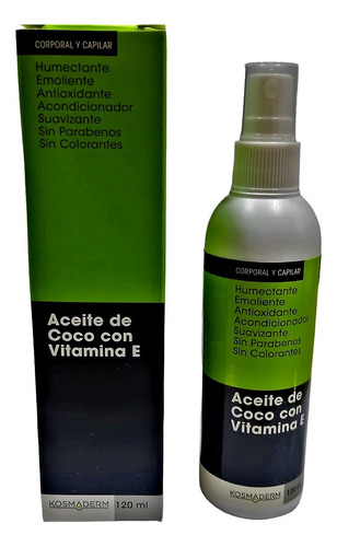 Aceite De Coco Vitamina E 120ml - mL a $289