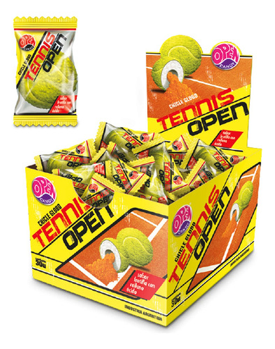 Chicles Tennis Open X 30 Unidades - Ideal Candy Bar