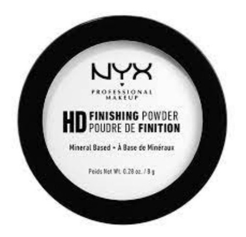 Base de maquillaje NYX Professional Makeup HD Finishing Powder tono translúcido