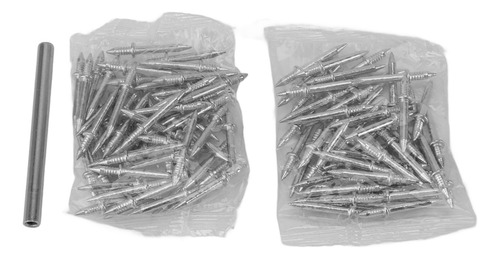 Pregos De Rodapé De Cabeça Dupla, 100 Peças, Fio De Rodapé S