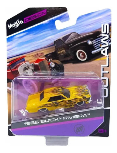 Miniatura Carro 1/64 Buick Riviera 1965 Maisto Design