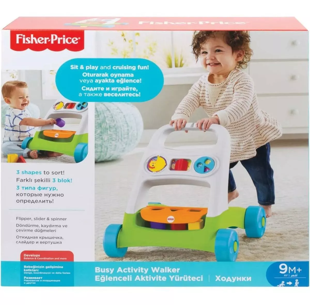 Primeira imagem para pesquisa de andador fisher price