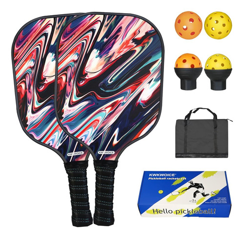 Paletas De Pickleball Con Superficie De Fibra De Vidrio Jueg