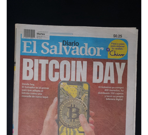 Coleção De Jornais De El Salvador | História Do Bitcoin