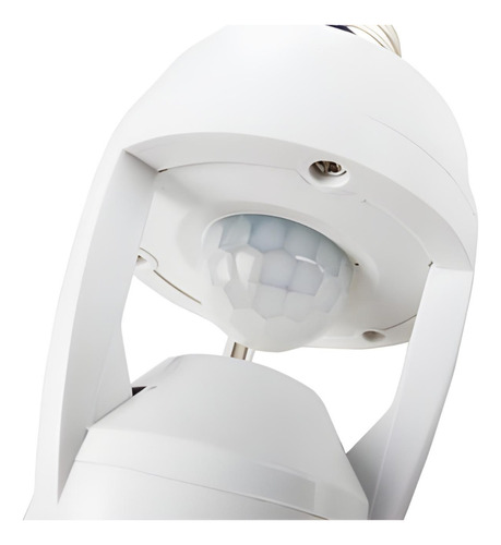 Kit 5 Sensor Movimento Presença E27 Temporizador 360° Ajuste