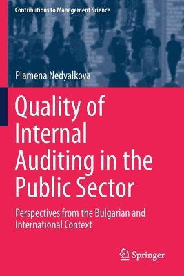 Libro Quality Of Internal Auditing In The Public Sector :...