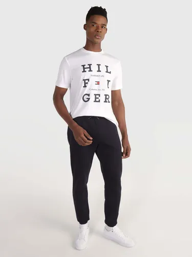 Playera blanca tommy hilfiger clearance