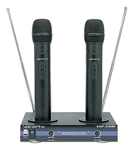 Sistema De Micrófono Inalámbrico Recargable Vocopro Vhf Vhf