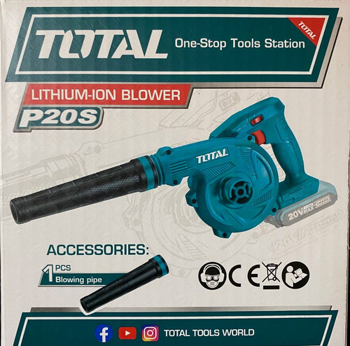 Soplador Aspirador Inalámbrico 20v Total