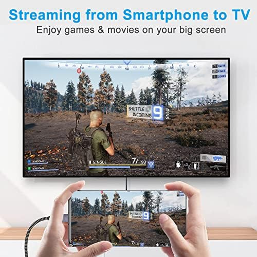 Peuzava Cable Usb C A Hdmi De 6 Pies, Preminum 4k Tipo C (ca