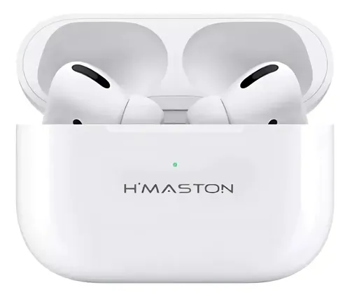 comprar Fone Ouvido Potente Hmaston Bluetooth Corrida Cor Branco Luz