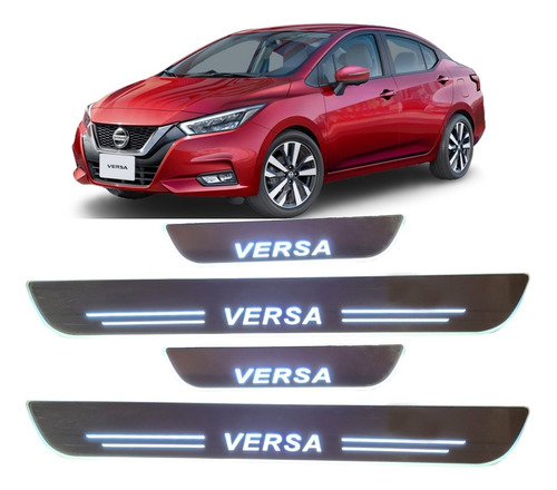 Estribos Iluminados Led Nissan Versa 2020 2021 2022
