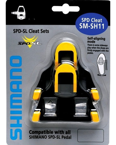 Taco Shimano Pedal Speed Sh 10 11 12 Vermelho Amarelo Azul